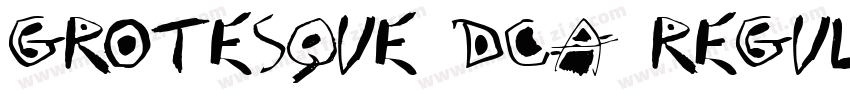 Grotesque DCA Regula字体转换